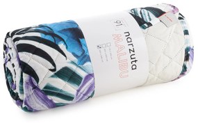 PREHOZ NA POSTEĽ MALIBU 200X220 CM KVETY