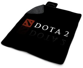 Sablio Plážová deka DOTA 2 Černá: 200x140 cm