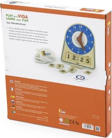 Drevené hodiny Viga 44547