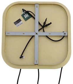 Hotelová elegantná závesná lampa mosadzná s jantárovým sklom 3-svetlá - Gus