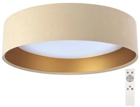 BPS Koncept LED Stmievateľné stropné svietidlo SMART GALAXY LED/24W/230V béžová/zlatá + DO BG-BS0290
