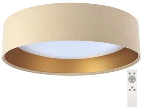 BPS Koncept LED Stmievateľné stropné svietidlo SMART GALAXY LED/24W/230V béžová/zlatá + DO BS0350