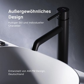 Umývadlová batéria AM.PM Spike FPA92022 vysoká, čierna