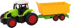 LEAN Toys RC traktor s prívesom 1:16 zelený s diaľkovým ovládaním