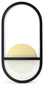 Aigostar - LED Nástenné svietidlo LED/13,5W/230V 2700K čierna/zlatá