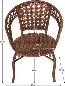 Záhradný set Jombur (pre 2 osoby). Vlastná spoľahlivá doprava až k Vám domov. 1021401