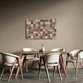 Obraz - Béžové kocky (90x60 cm)