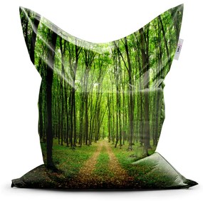 Sablio Sedací vak Cesta v lese - 200x140 cm