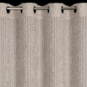 ZÁVES NA KRÚŽKOCH EVA MINGE TIFFANY 135X250 CM BÉŽOVÁ