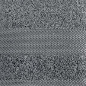 BAVLNENÝ UTERÁK LORITA 70X140 CM TMAVOSIVÁ