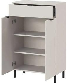 Krémová vysoká kúpeľňová skrinka 60x97 cm Arcena – Germania