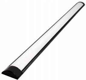 BERGE LED panel - 8W - 30cm - ČIERNA - studená biela