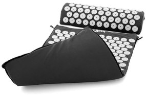 MAXXIVA 81550 Akupresúrna podložka s vankúšom, 75x42 cm, čierna
