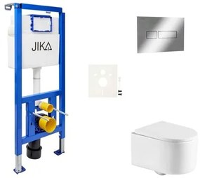 Závesný wc set do ľahkých stien / predstenová SAT SIKOJSREX72CR