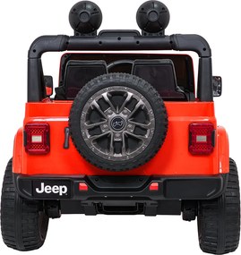 Ramiz Jeep Wrangler Rubicon LIFT elektrické autíčko pre deti oranžové