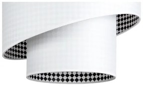 Luster na lanku LORI 1xE27/60W/230V biela