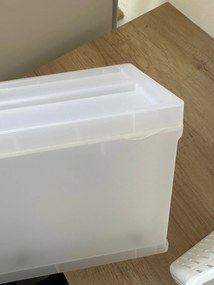 2. akosť - S - Zásuvka, úložný box výsuvný, transparentný Rotho SYSTEMIX