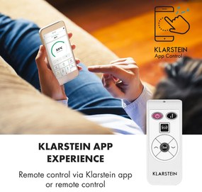 Klarstein Bornholm Single Smart, konvektor, 1000 W, ovládanie cez aplikáciu, biely