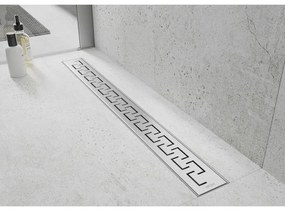 Mexen Flat nerezový sprchový žľab 80 cm vzor M15, 1024080-15