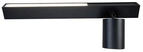Nástenné svietidlo Magnet Right, 1x čierne kovové tienidlo + 1x LED 5W, b