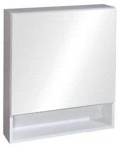 Zrkadlová skrinka Naturel Vario 60x68,6 cm lamino biela VARIOGBI, 1 ks