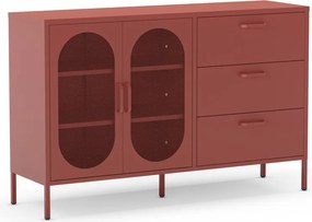 Komoda v tehlovej farbe 140x90 cm Diora – Marckeric