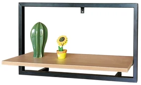 Nástenná polica Autronic P-074 OAK