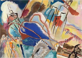 Sklenený obraz -  Vasily Kandinsky, Improvisation No. 30 (Cannons), reprodukcia (70x50 cm)