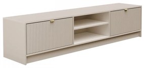 Tv stolík/skrinka Razimo 2K, Farby: Biely velvet