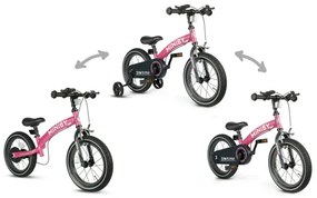 Detský bicykel Miniby 14" ružový