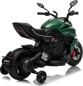 LEAN CARS Bentley Ducati Diavel V4 XMX656 batéria motocykel zelená