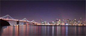 Obraz pohľadu na San Francisco, California (120x50 cm)