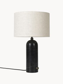 Veľká stmievateľná stolová lampa's mramorovým podstavcom Gravity