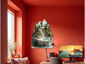 drevko |  Dekorácia Turistický chodník  48 x 36 cm