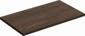 Kúpeľňová zostava Villa s doskou a skrinkami 80 cm orech