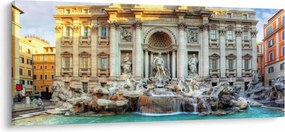 Obraz - Fontána di Trevi (120x50 cm)