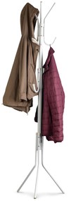 ModernHome Stojan na oblečenie - biely