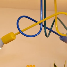 LED Detský prisadený luster OXFORD 3xE27/15W/230V