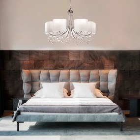 Searchlight 1055-5CC - Krištáľový luster na reťazi NINA 5xE14/60W/230V