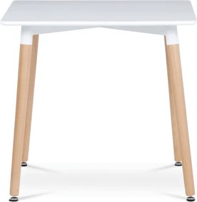 Jedálenský stôl DT-303 biely / naturálny
