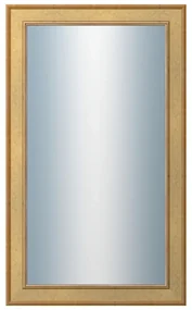 DANTIK - Zrkadlo v rámu, rozmer s rámom 60x100 cm z lišty TOOTH zlatá (2778)