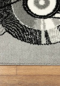 Koberec SLIM 8020 svetlosivý / viacfarebný