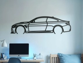 drevko Drevený obraz na stenu BMW M4 Rozmer obrazu: 25 x 86 cm, Farba dekorácie: Čierna