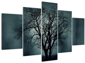 Obraz stromov pri zatmení (150x105 cm)