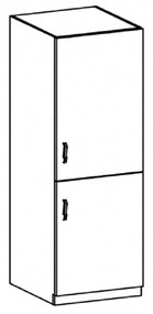 Potravinová kuchynská skrinka D60R Provense (P). Vlastná spoľahlivá doprava až k Vám domov. 1015835