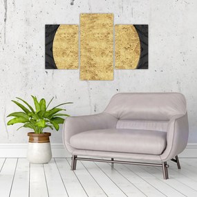 Obraz - Zlatá štruktúra N⁰2 (90x60 cm)