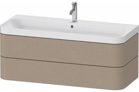 DURAVIT Happy D.2 Plus c-shaped závesná skrinka s nábytkovým umývadlom s otvorom, 2 zásuvky, 1175 x 490 x 480 mm, plátno, HP4349O75750000