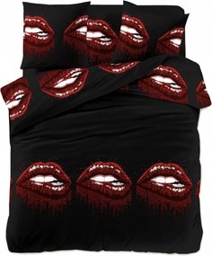 Obliečky z mikrovlákna ROUGEA čierne Rozmer obliečky: 70 x 80 cm | 140 x 200 cm