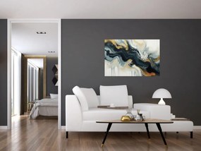 Obraz - Mramorovaná kresba (90x60 cm)