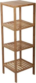 Drevený regál Bamboo, 4 police%